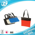 hot sale design Non-Woven Two Tone Colored Top Tote